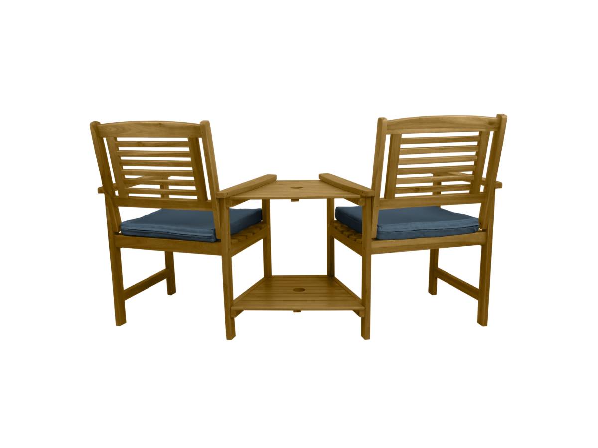 Buiten Loveseat met Kussens