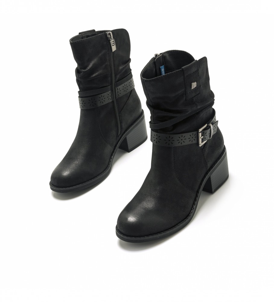 Botas de cowboy pretas Mustang