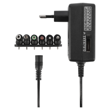 Q-Link universele AC/DC adapter met 6 pluggen