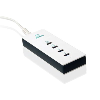 Watt&Co - Chargeur secteur réversible ultra rapide - 4 ports USB