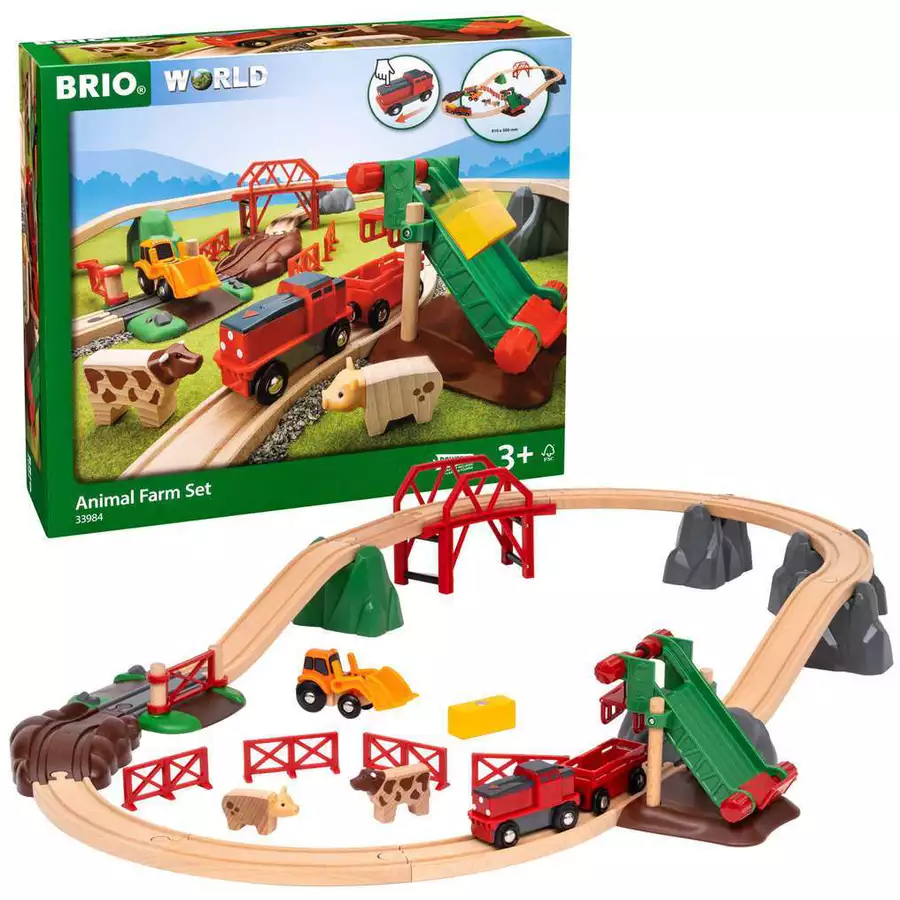 Brio Großes BRIO Bahn Bauernhof-Set bunt