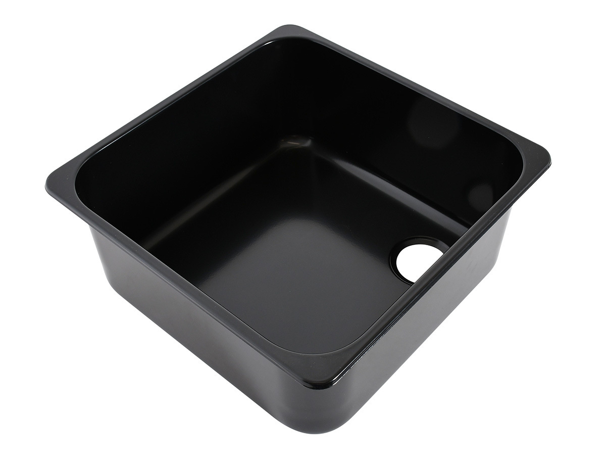 NavyLoad 36 x 36 cm wasbak - black