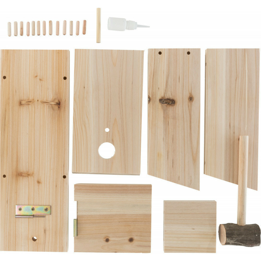 Kit de construction d'un nichoir en bois pour vos oiseaux