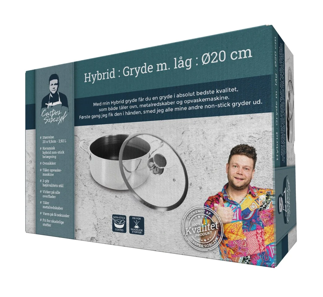 Sobczyk - Hybrid Gryde m. låg Ø20cm