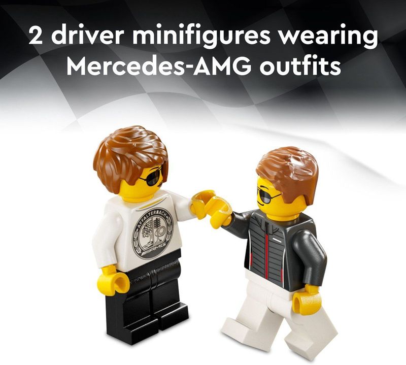 LEGO Speed Champions - Mercedes-AMG G 63 en SL 63 - Speelgoed - Bouwstenen - 2 Automodellen - 2 Minifiguren