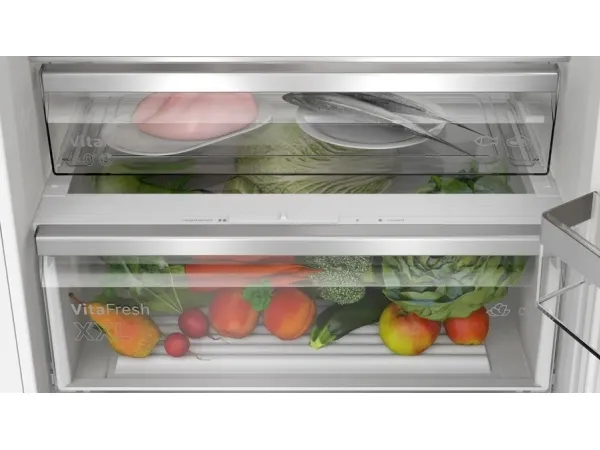 Bosch Serie | 4 KBN96VSE0 - Køleskab/fryser - bund-fryser - til indbygning - Wi-Fi - niche - bredde: 71 cm - dybde: 56 cm - højde: 194 cm - 383.1 liter - Klasse E
