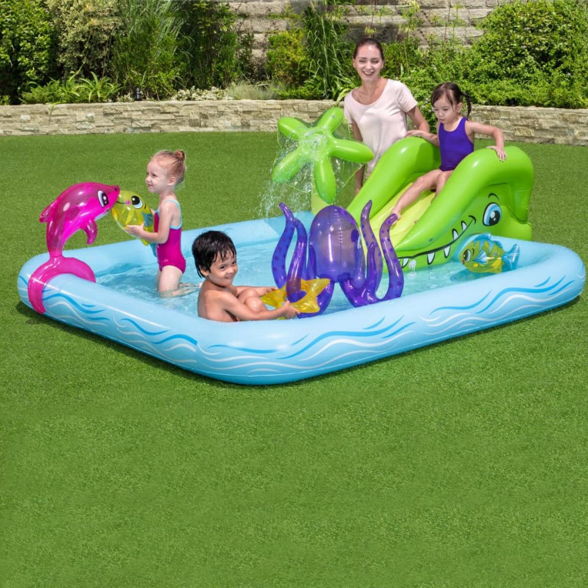 Piscina de Juegos Fantasia Hinchável 239 X 206 X 86 Cm