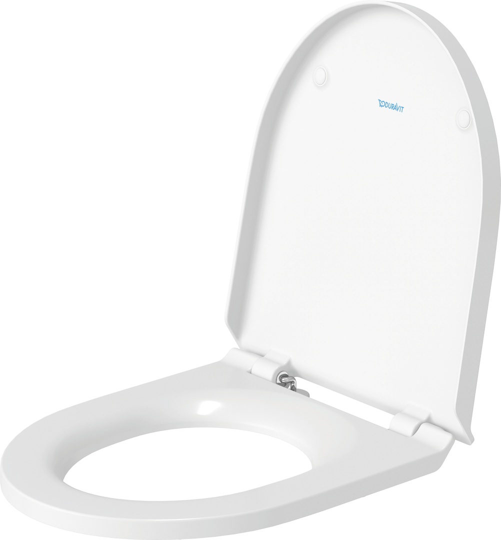 Duravit No. 1 randloos toilet met softclose zitting wit glans