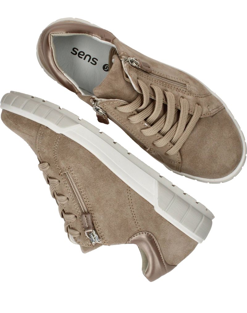 Sens Sneakers Taupe Dames