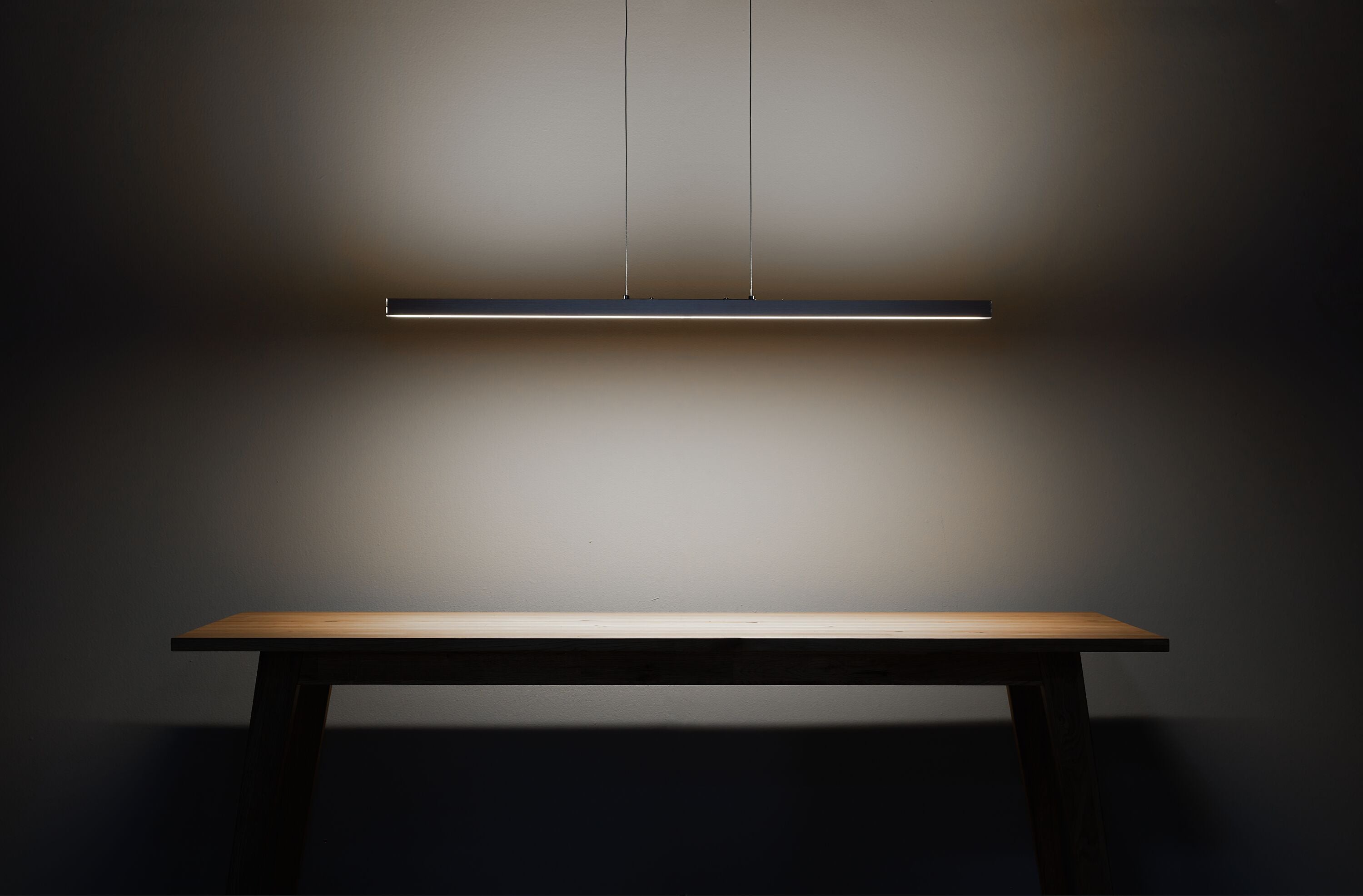BOCA Hängeleuchte - Nickel / B: 120.0 cm x T: 1.5 cm