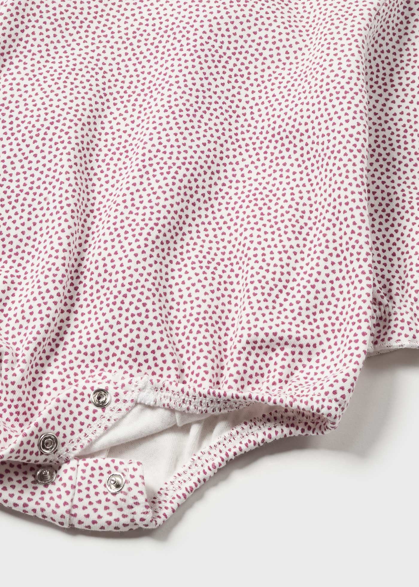 Body para recém-nascido Better Cotton com decote franzido