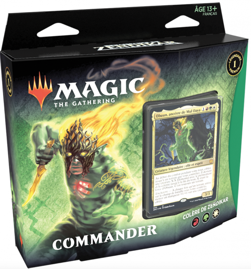 Magic The Gathering - Commander  COLÈRE DE ZENDIKAR-RENAISSANCE DE ZENDIKAR