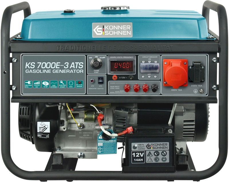Könner & Söhnen - KS 7000E-3 ATS - Benzinegenerator - Automatische Start