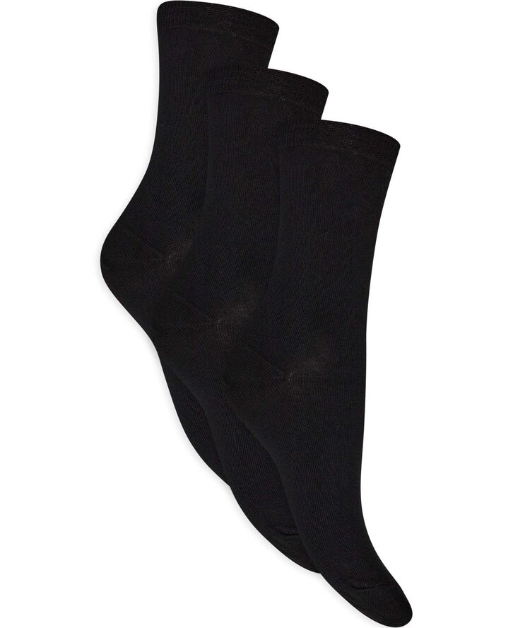 Decoy DECOY ankle sock orgcotton 3pk Sort