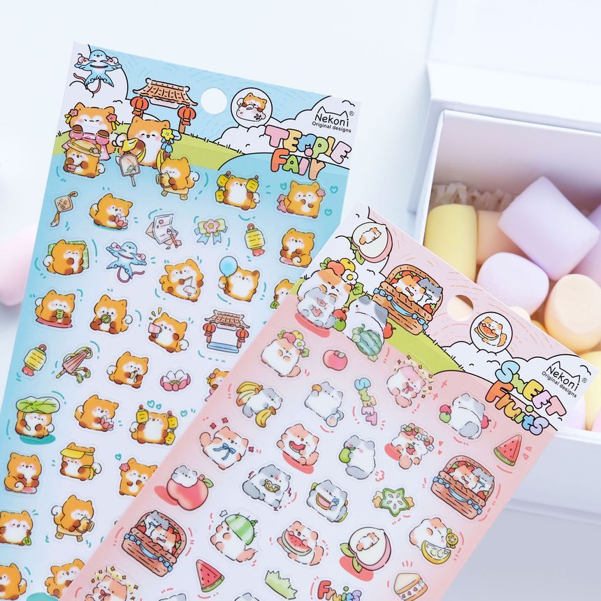 Klas 302 - Cartoon dierenstickers