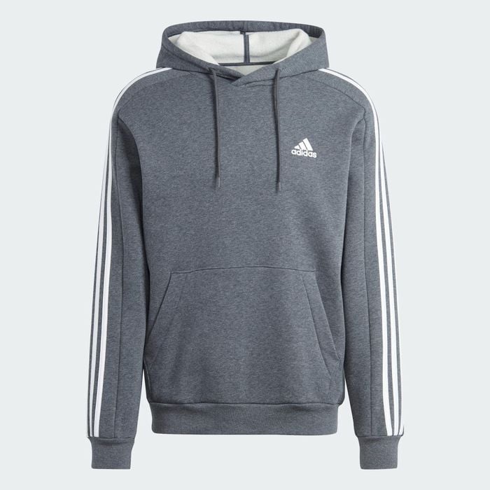 Adidas Essentials 3-Stripes Fleece Hoodie Heren