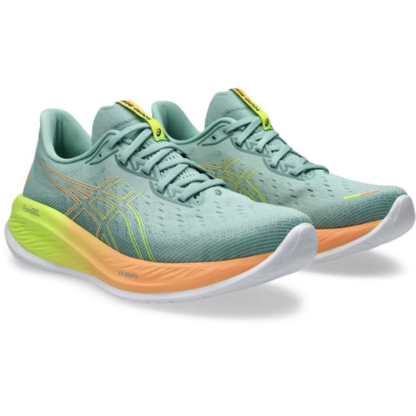 Chaussure running ASICS GEL-CUMULUS 26 PARIS LIGHT CELADON/SAFETY YELLOW