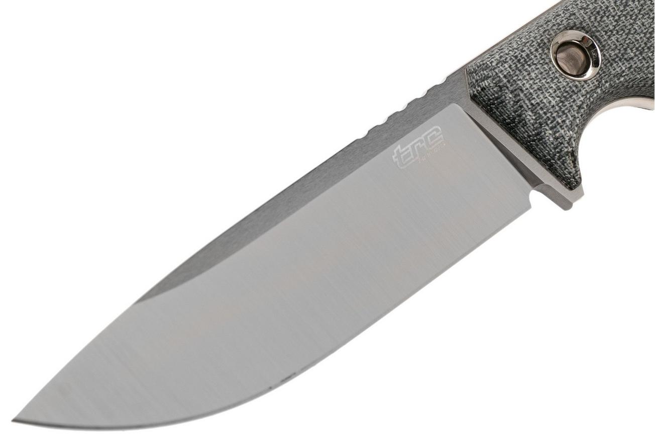 TRC Knives South Pole, Elmax, Black Canvas Micarta, survivalmes