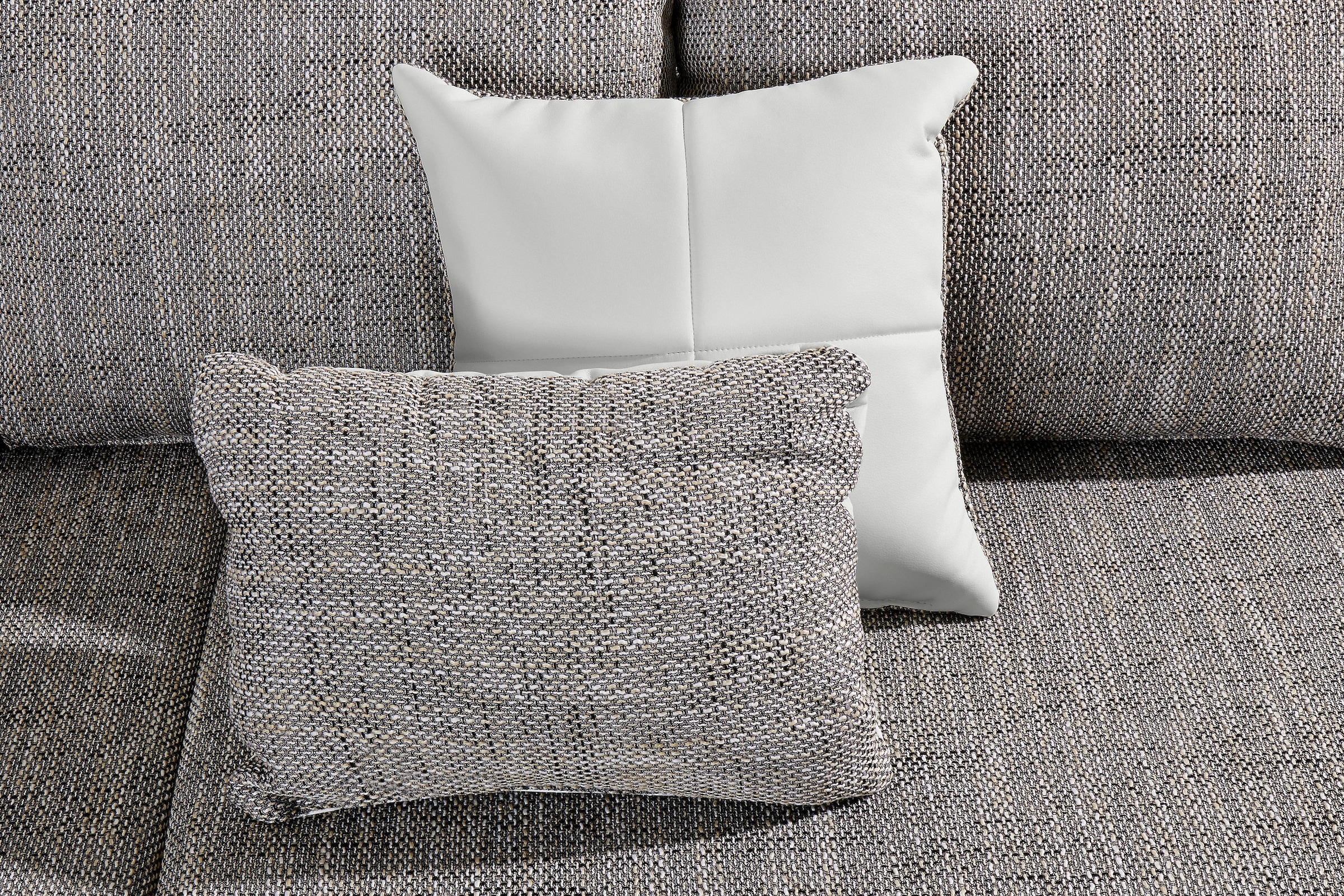 COLLECTION AB Ecksofa »Parma L-Form« mit Bettfunktion und Federkern