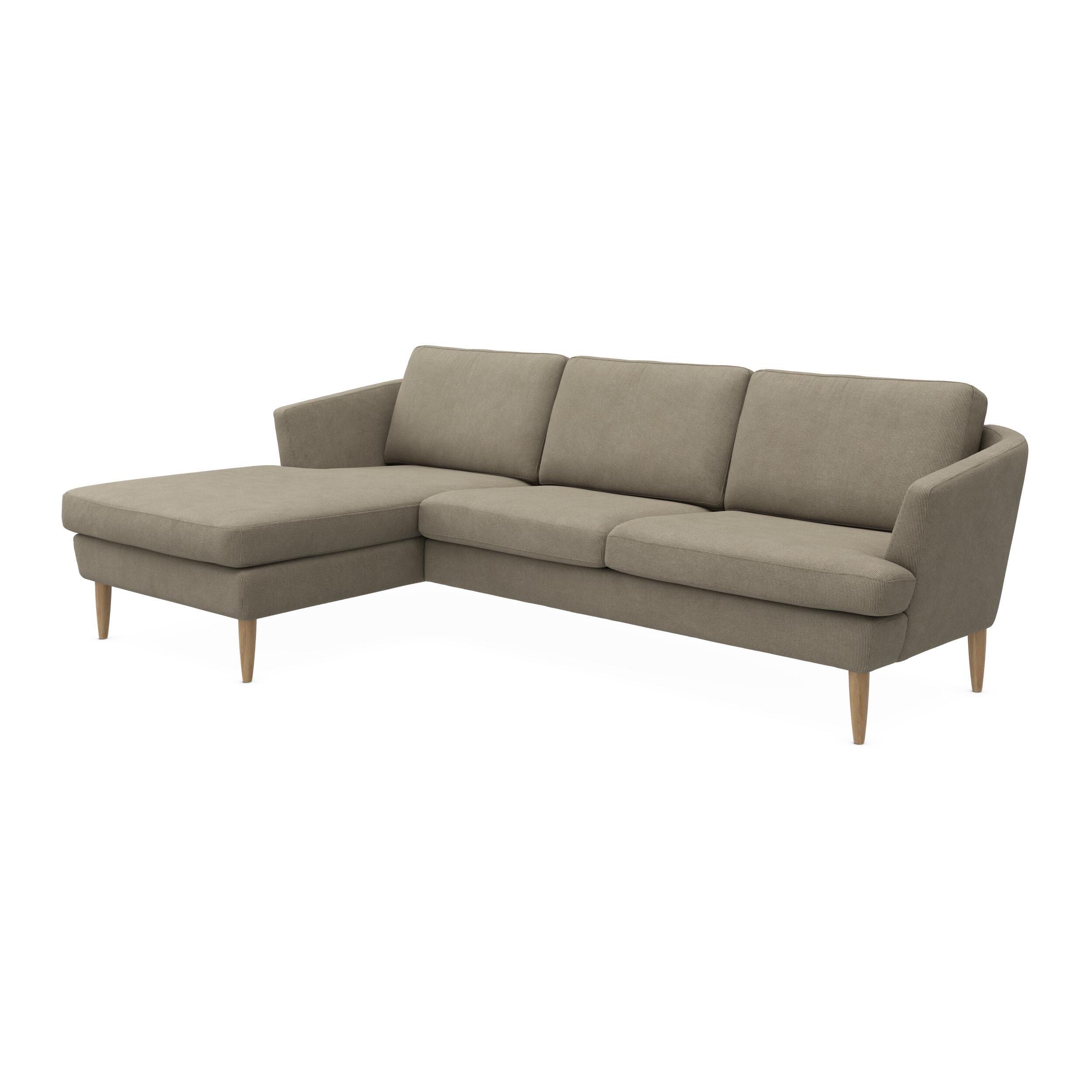 Timian venstrevendt sofa med chaiselong