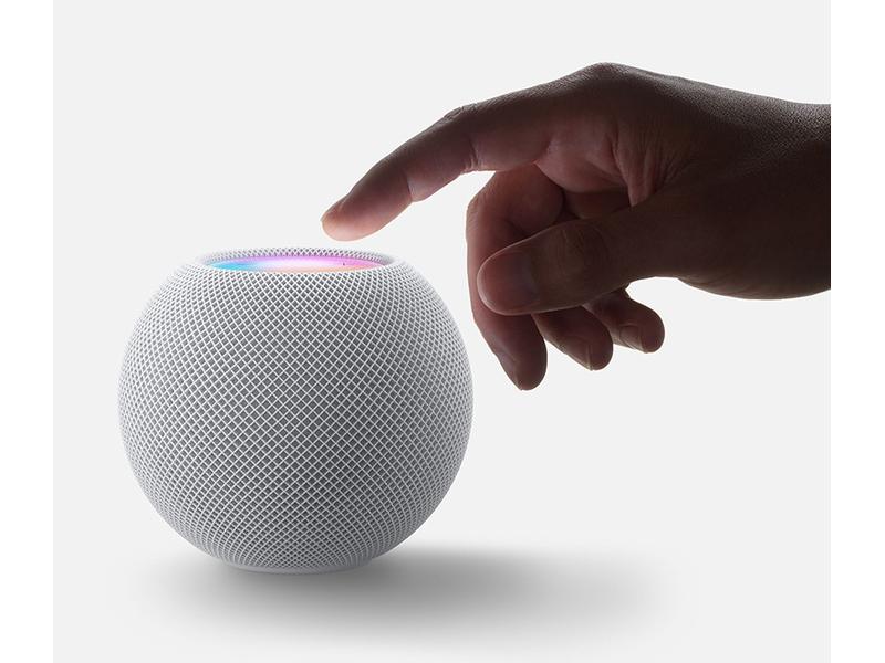 Apple HomePod mini Weiss Smarter Lautsprecher im Mini-Design mit Smart Home- und Sprachsteuerung