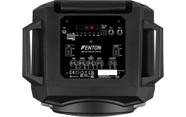 FENTON Lautsprecher »LIVE280 Karaoke Maschine Schwarz« ( )