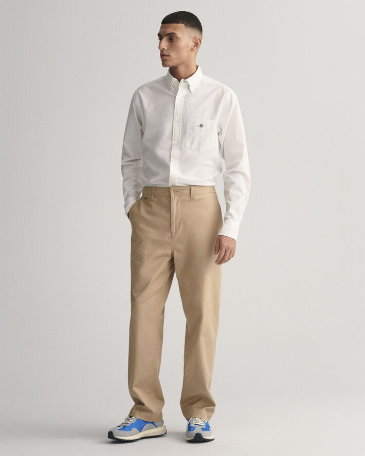 Gant REG OXFORD SHIRT White