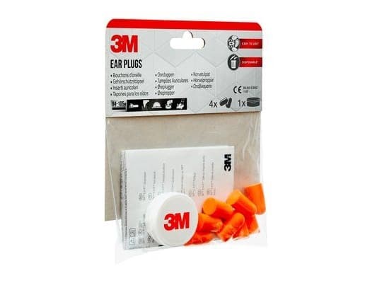 3M 1100C4 ørepropp Gjenbrukbar ørepropp oransje 4 stk (1100C4)
