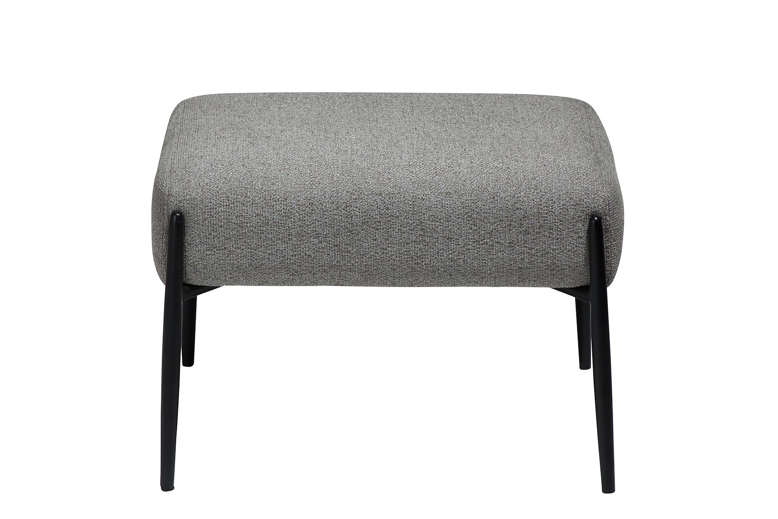 Glam krakk Tekstil Bouclé Pebble Earth med sorte ben