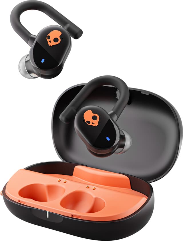 Skullcandy Push Play Active true wireless in-ear øreprop sort/orange