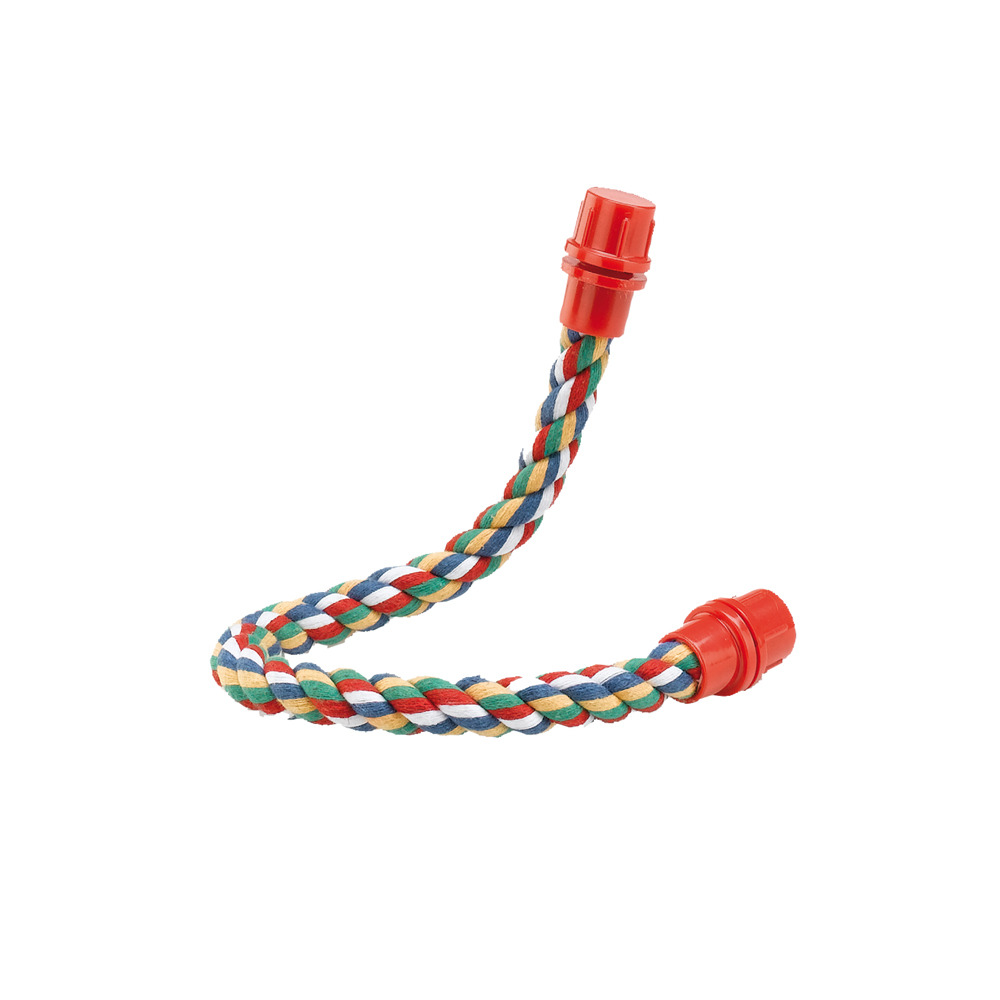 Accessoires pour cages à oiseaux ferplast perchoir fpi 4112 corde perchoir couleurs