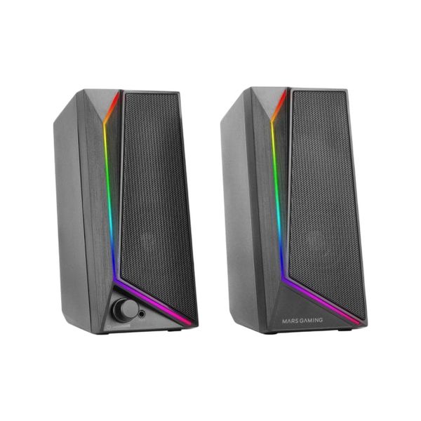 Mars Gaming Colunas MS72 RGB 2.0 15W Pretas