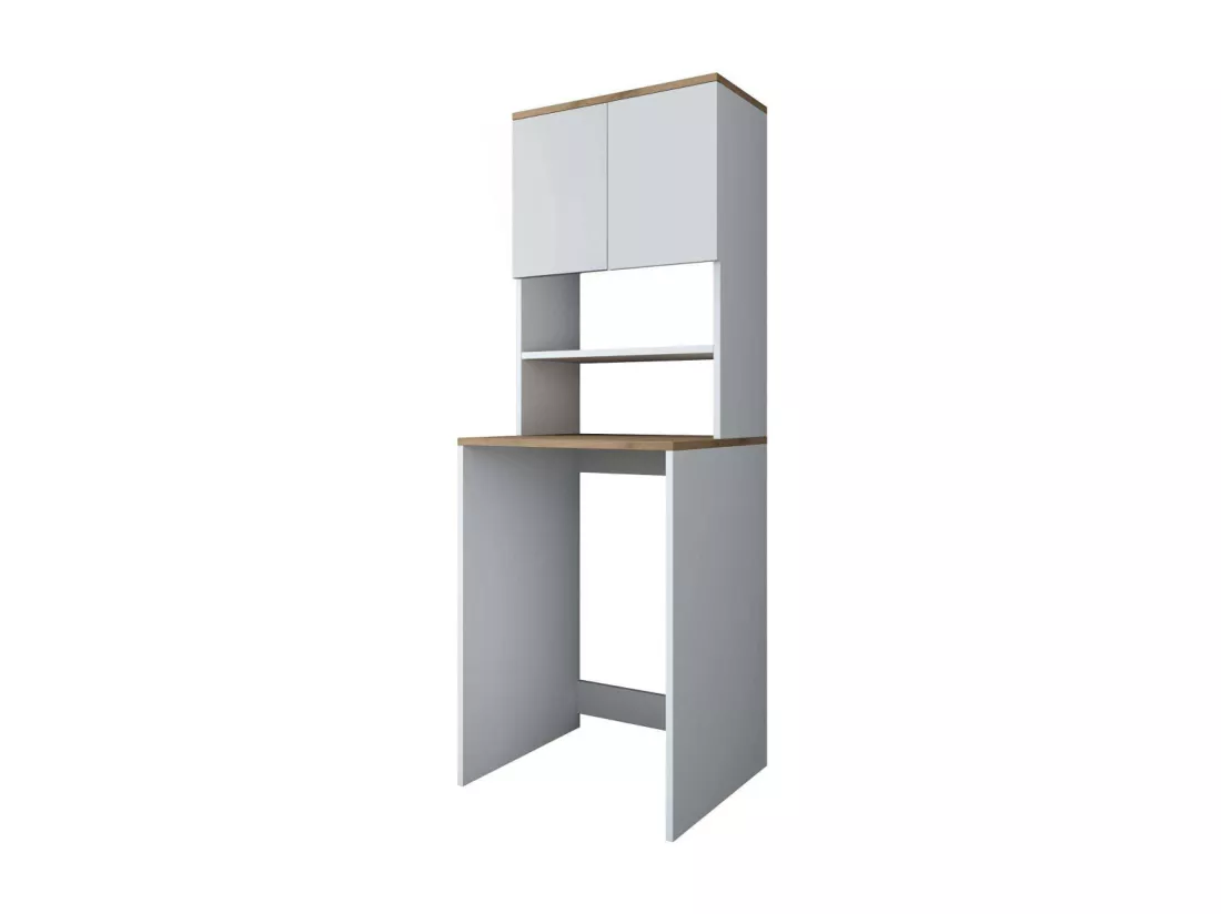 Meuble machine à laver en aggloméré Walnut
