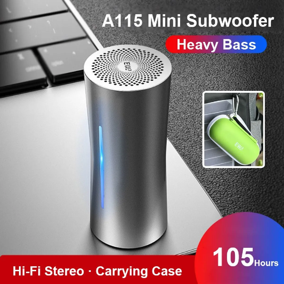 Universal Haut-parleur Bluetooth 105H - Blanc