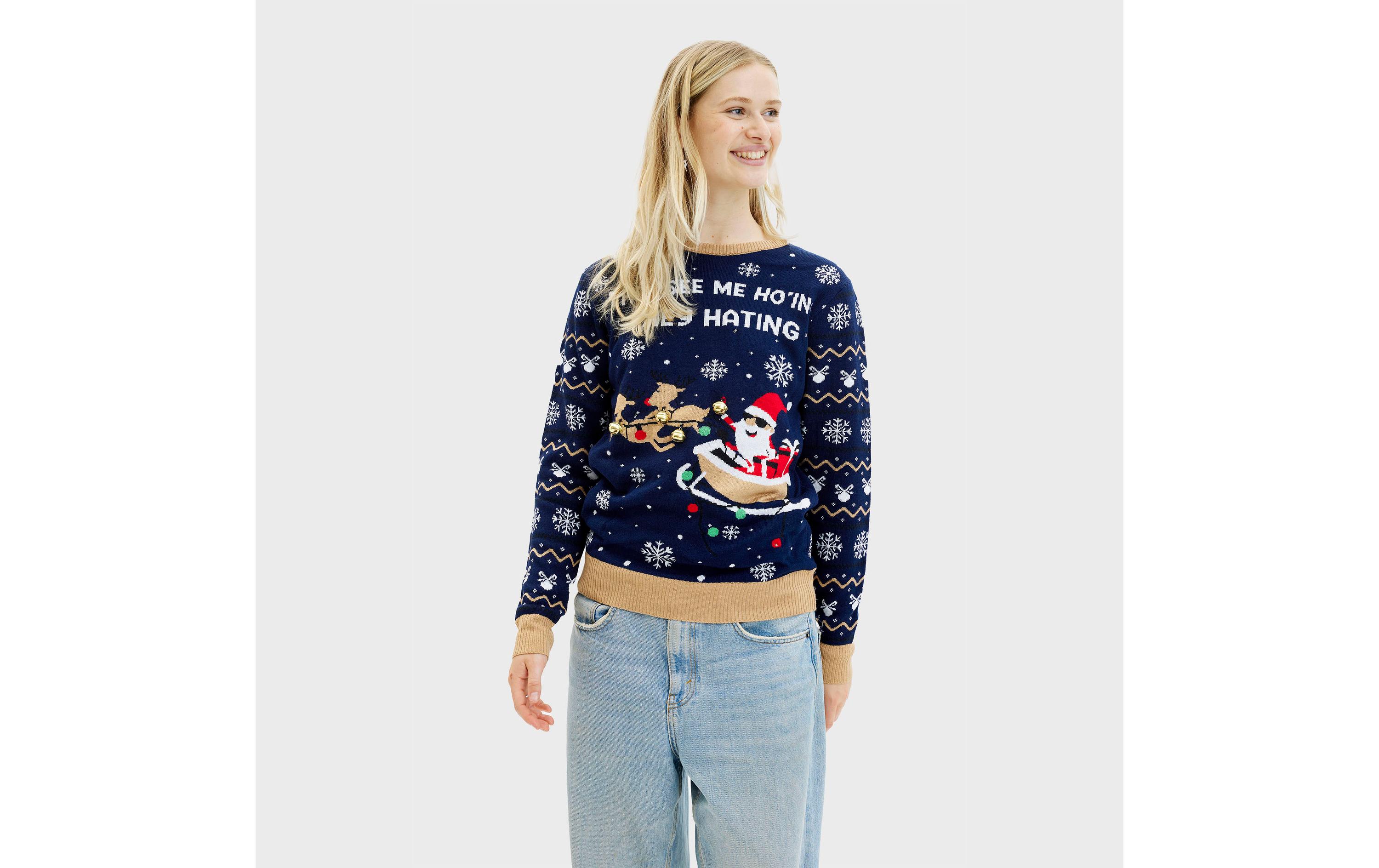 They see me ho’ing LED Sweater MWeihnachtspullover