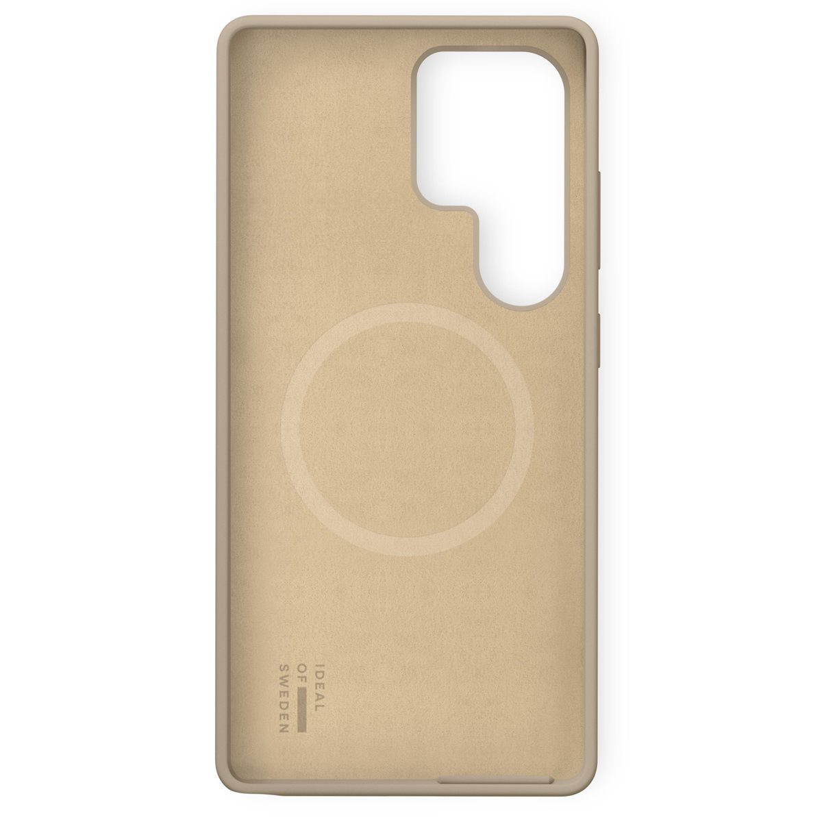 Samsung Galaxy S25 Ultra Silikon Hülle Case Designer Recycled MagSafe-Modul (IDSICMS-S25U-128) - Beige