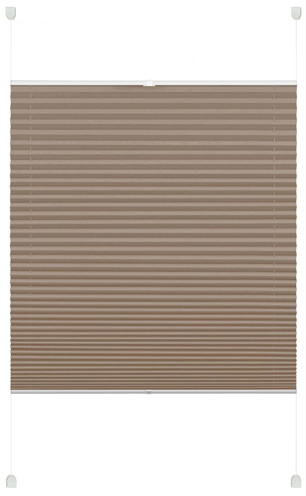 Plissee - taupe - 40x130 cm