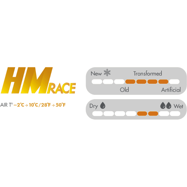 Fart ski VOLA HM RACE YELLOW 80 G UNI