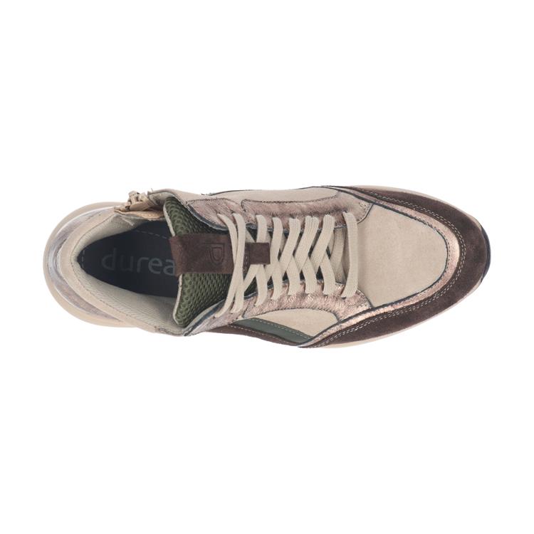Durea 9811 wijdte M CAFFE/GOUD/WALNOOT/MILITARY/MOSGROEN