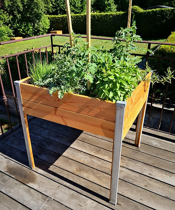 Carré Potager sur pieds Mon Petit Potager Design GM 80 x 75 x h.80 cm
