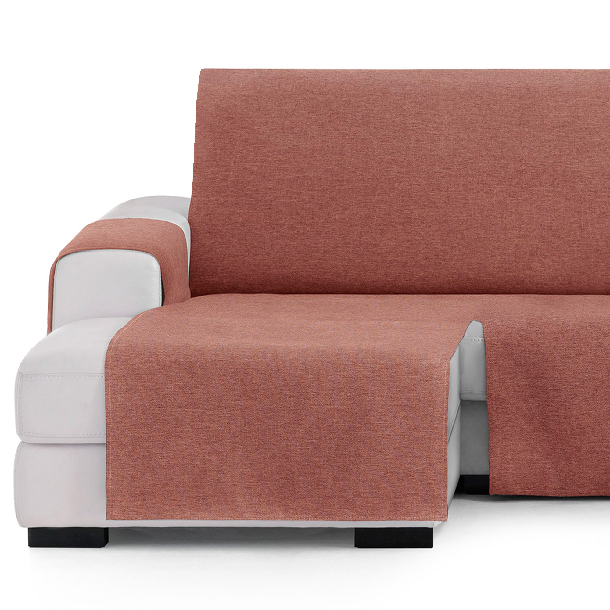 Capa protetora Vipalia para chaise longue esquerda 240, cor azulejo, modelo Brisa