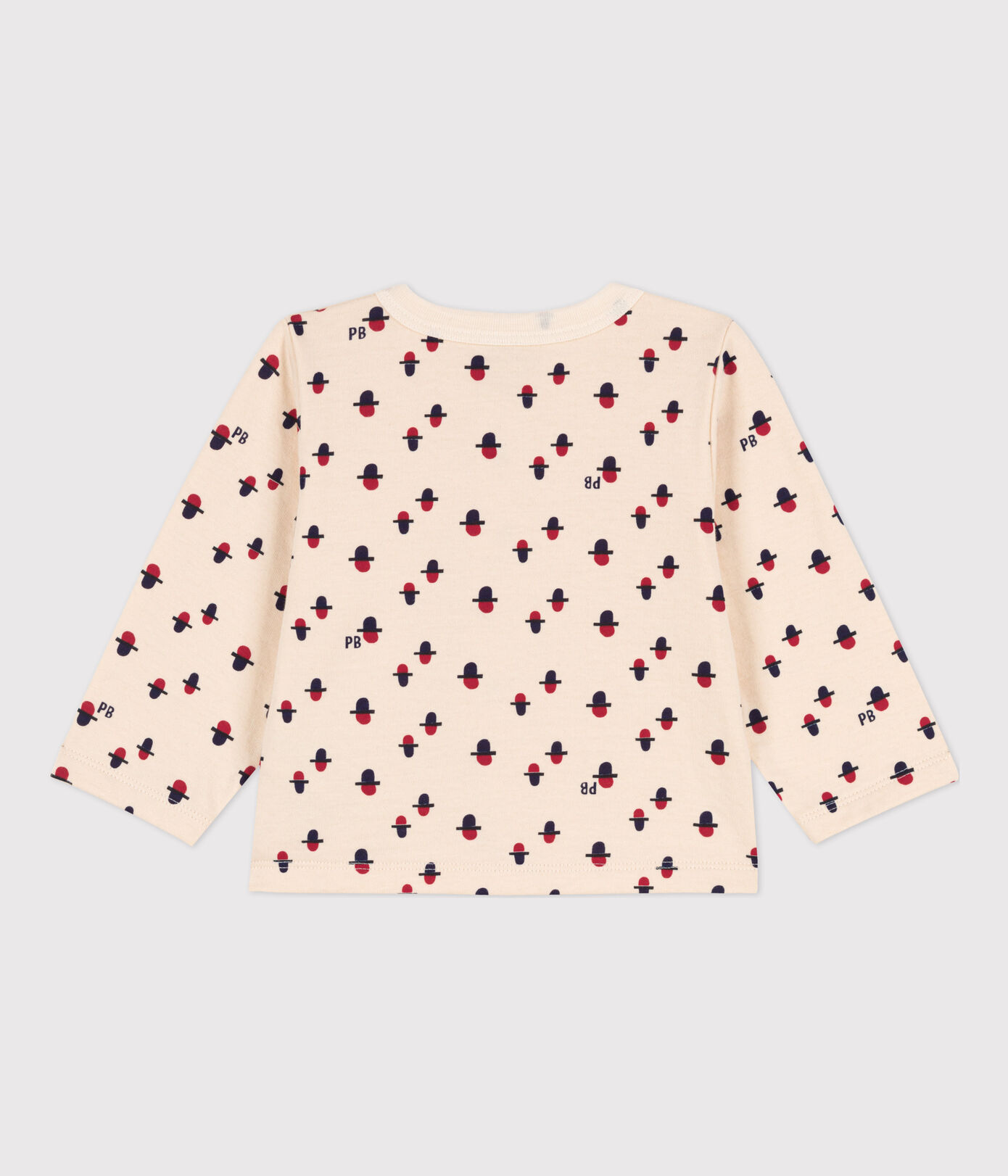 Cardigan bébé imprimé en tubique
