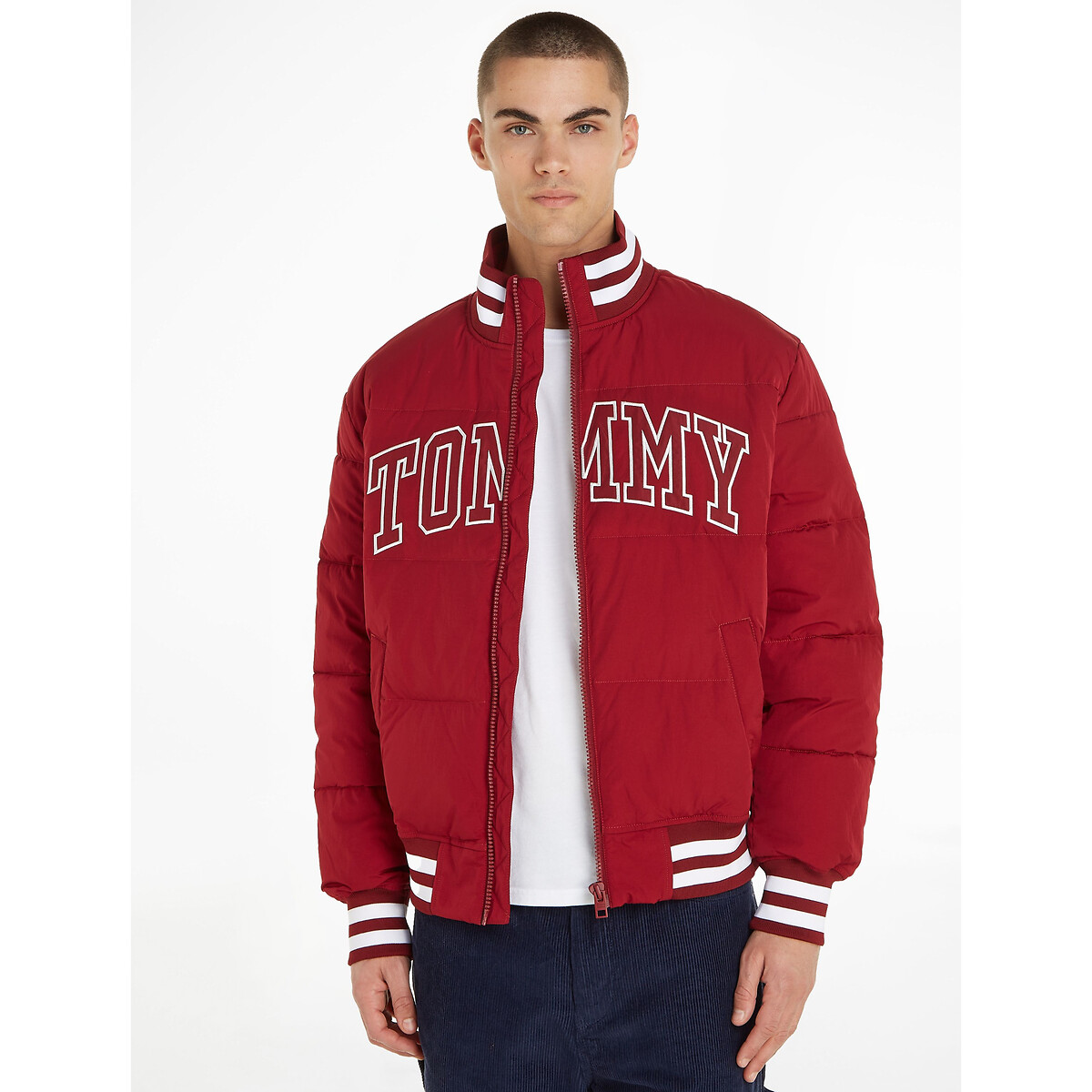 TOMMY JEANS<br>Jaqueta de plumas, universitária