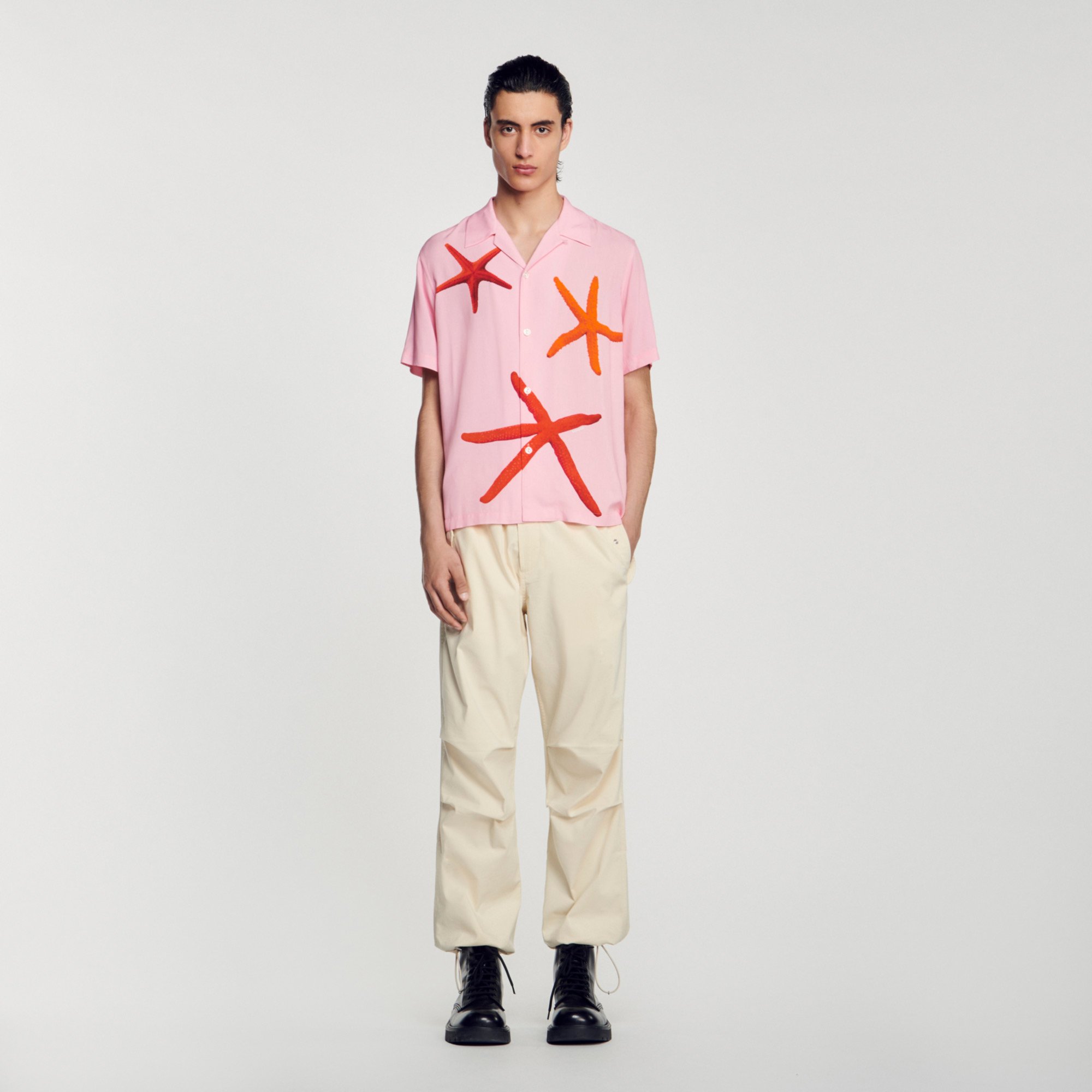 Chemise imprime etoiles de mer