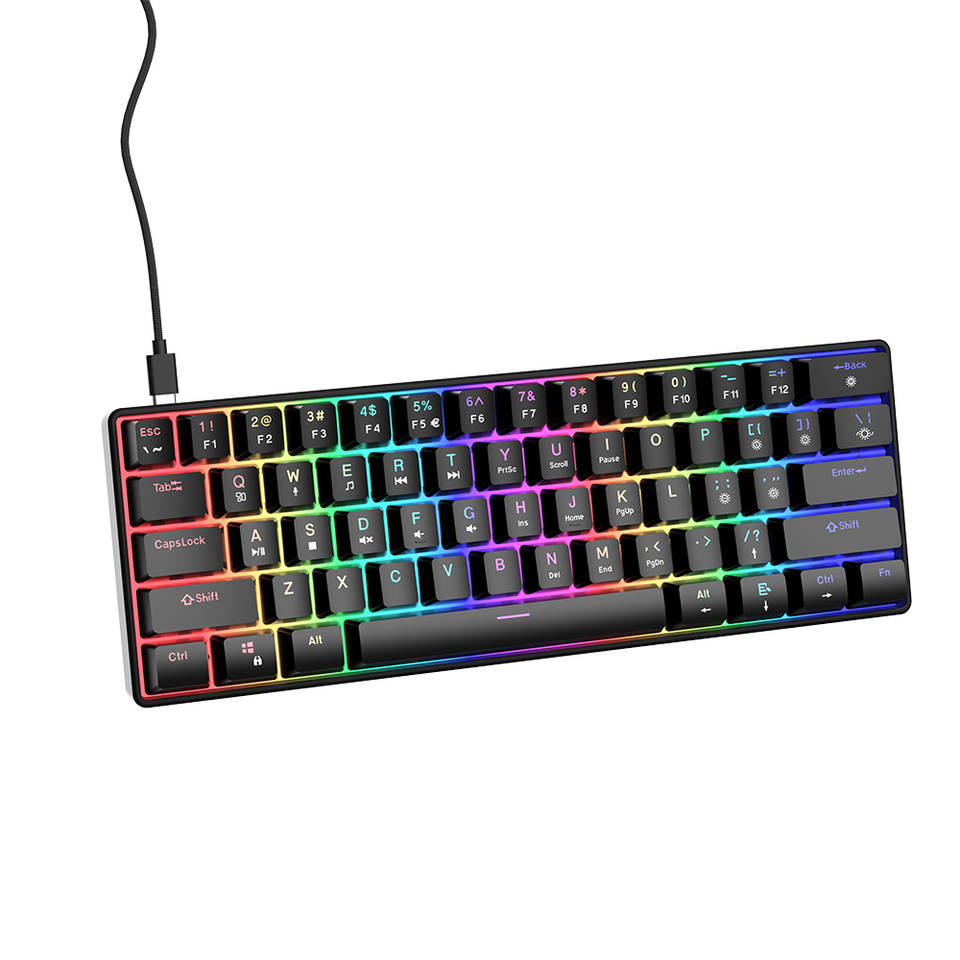 Qware San Jose bedraad mechanisch gaming toetsenbord