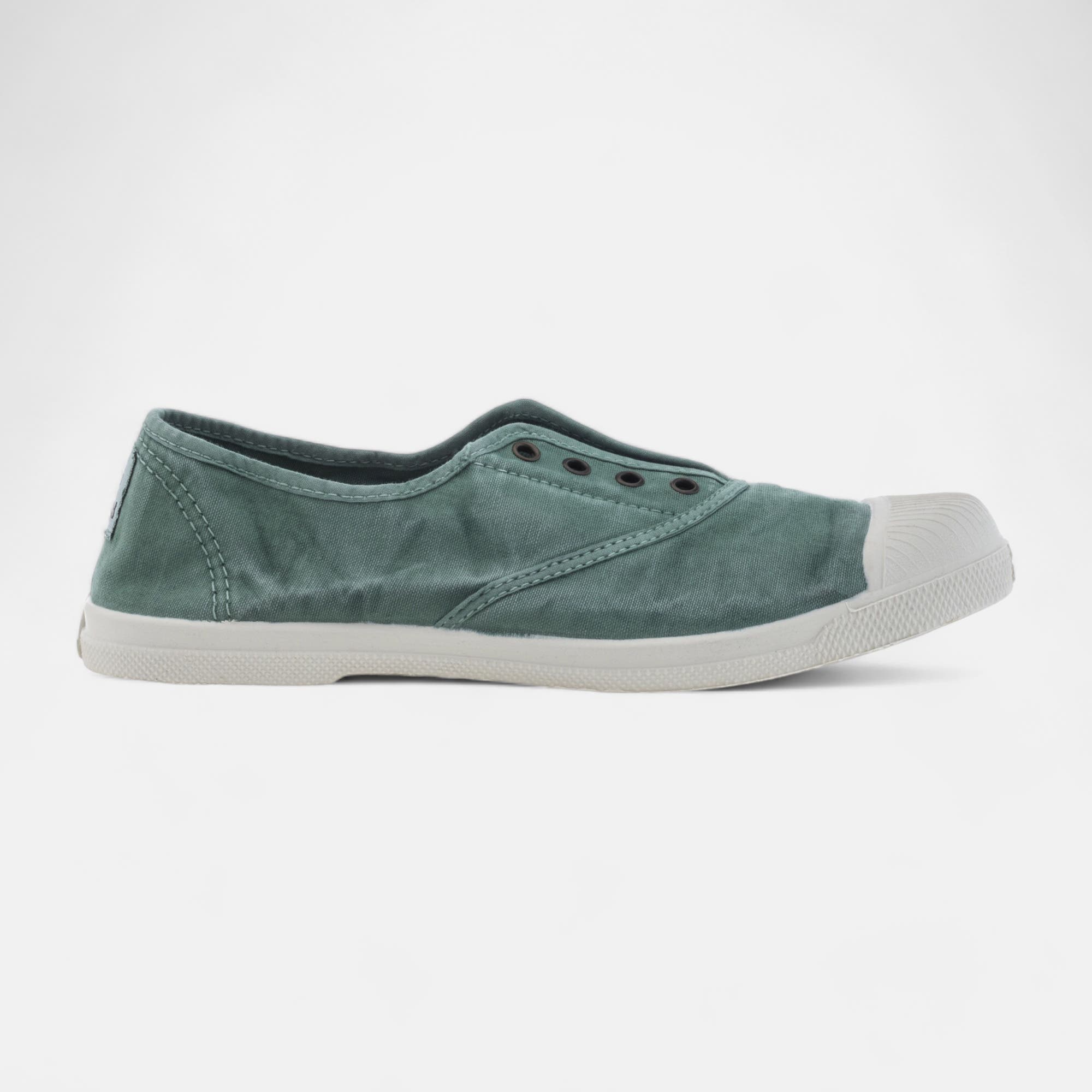 Baskets en toile Femme vert