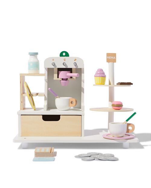 bar à café en bois