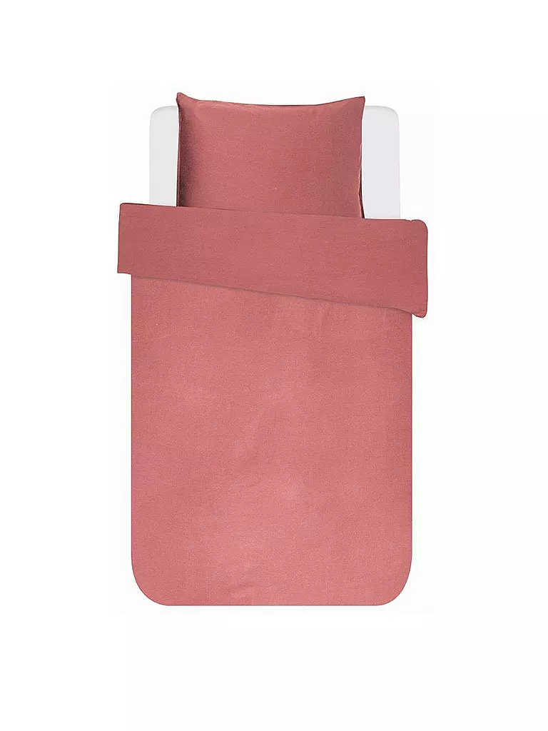 ESSENZA Satin-Bettwäsche 70x90cm/140x200cm Dusty Rose rosa