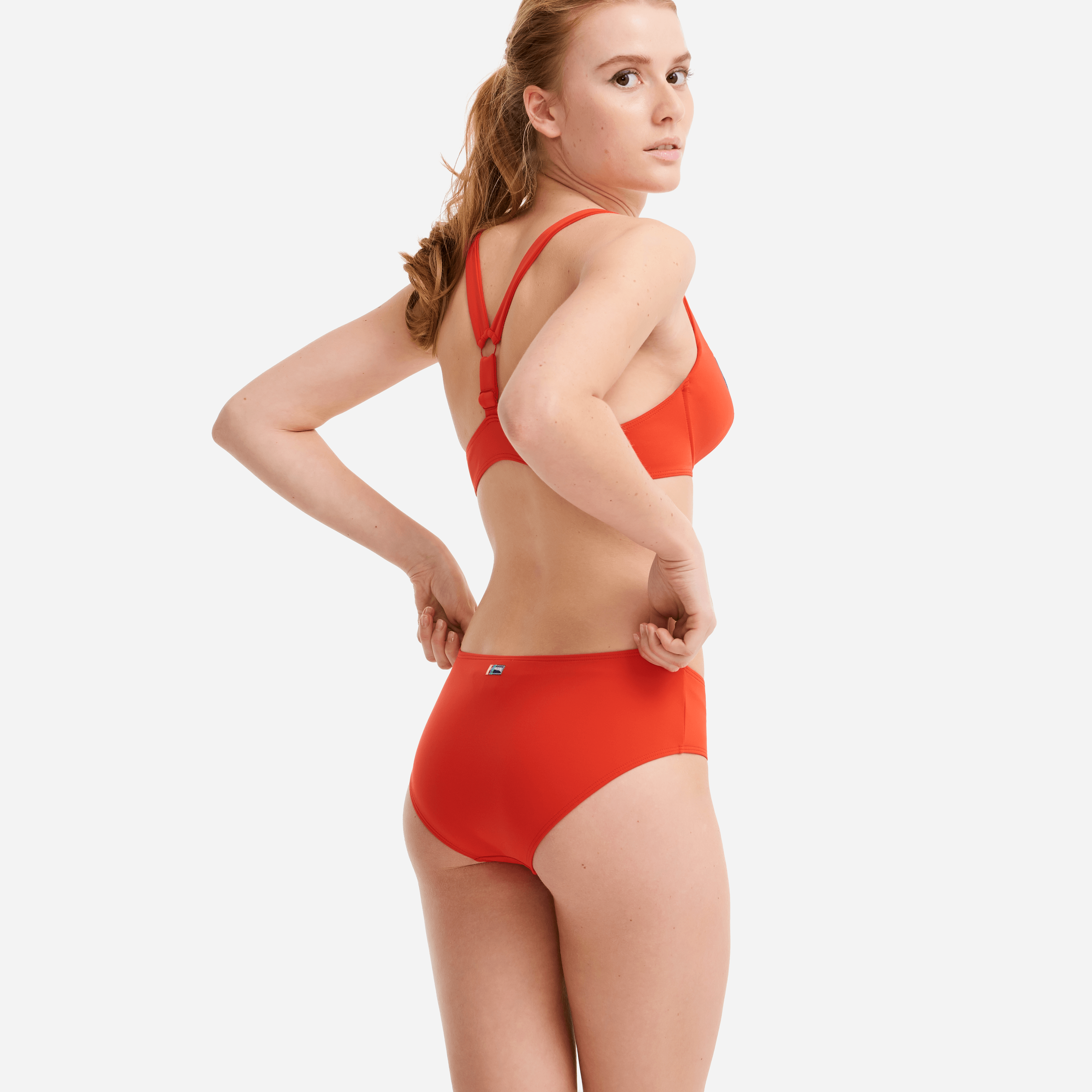 Bas de Maillot de bain culotte taille haute femme - Vilebrequin x JCC+ - Edition limitée | Site Vilebrequin | COTH9K20