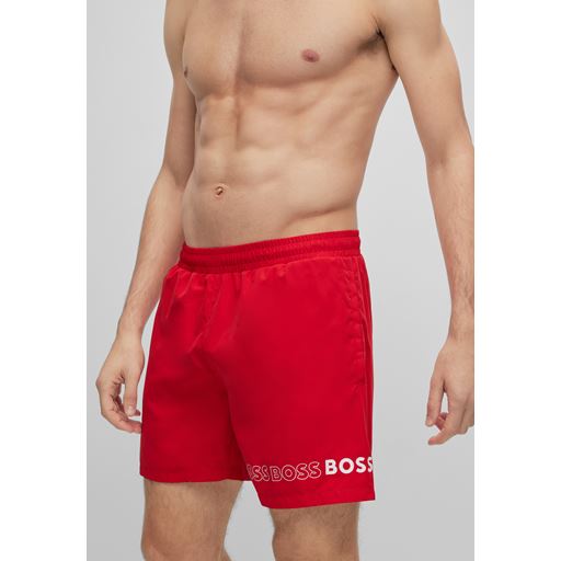 Boss Black Dolphin Badeshorts, Bright Red, M